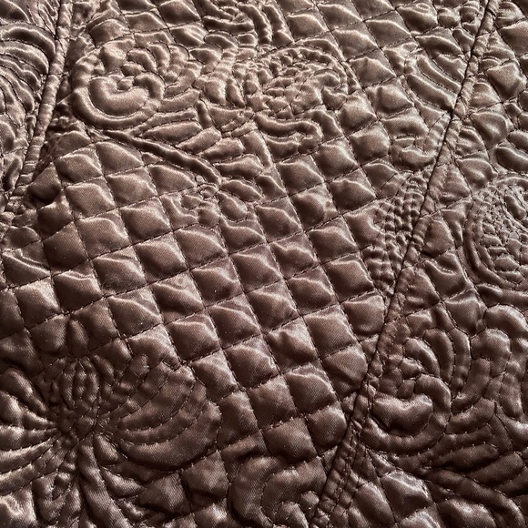 Motto Your Style Mantra Quilted Brown Coat New - Picture 2 of 14